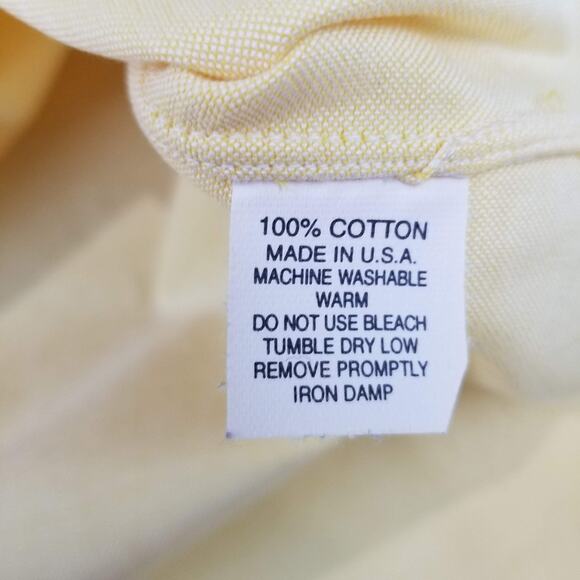 Ben Silver Shirt Mens 17-36 Button Down Long Sleeve Made USA Pocket Dress Shirt - Picture 6 of 9